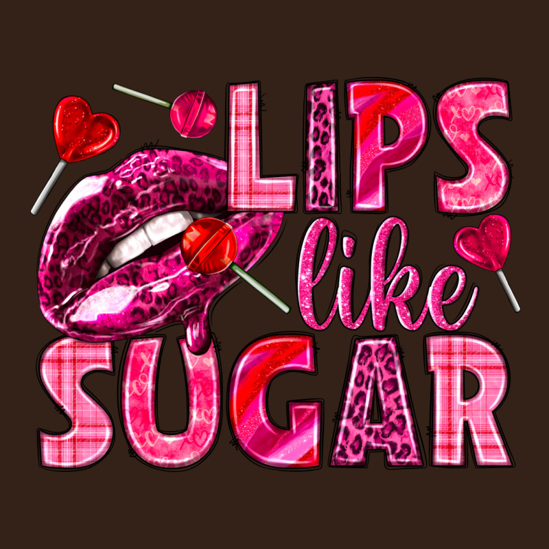 Lips Like Sugar Valentine's Day Heavy Core Tee by HowdyJamesFarm | Teevron