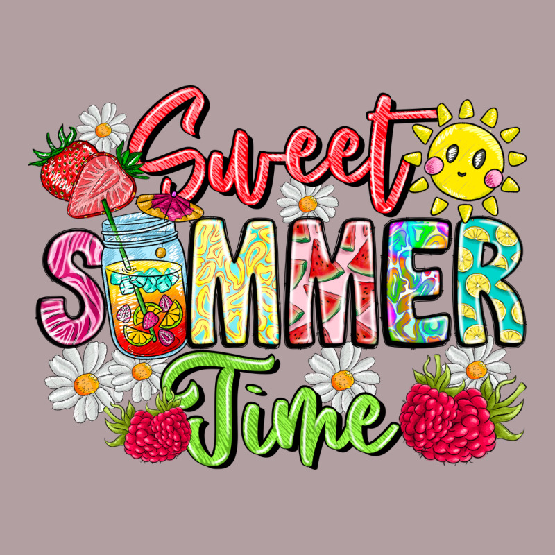 Sweet Summer Time Vintage Hoodie by CowhideDigitalArt | Teevron