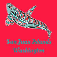 San Juan Islands Upward Orca Killer Whale Native American Raglan Baseb Zipper Hoodie | Teevron