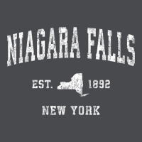 Niagara Falls New York Ny Vintage Athletic Sports Design T Shirt Zipper Hoodie | Teevron