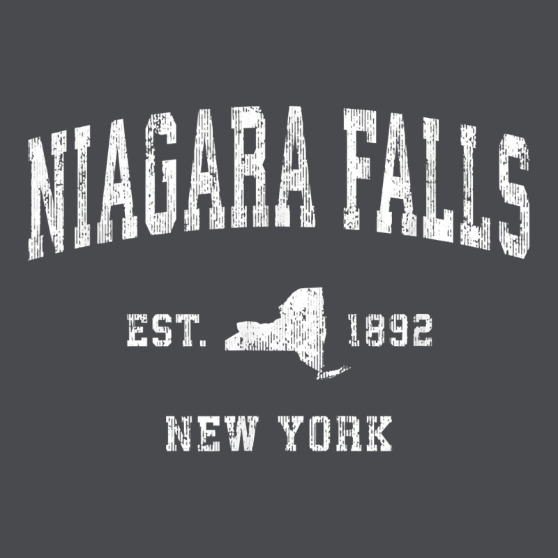 Niagara Falls New York Ny Vintage Athletic Sports Design T Shirt Zipper Hoodie by linhVisuals | Teevron
