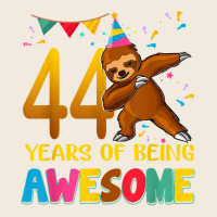44 Years Old Birthday Sloth Dabbing 44th Birthday Sloth Zipper Hoodie | Teevron
