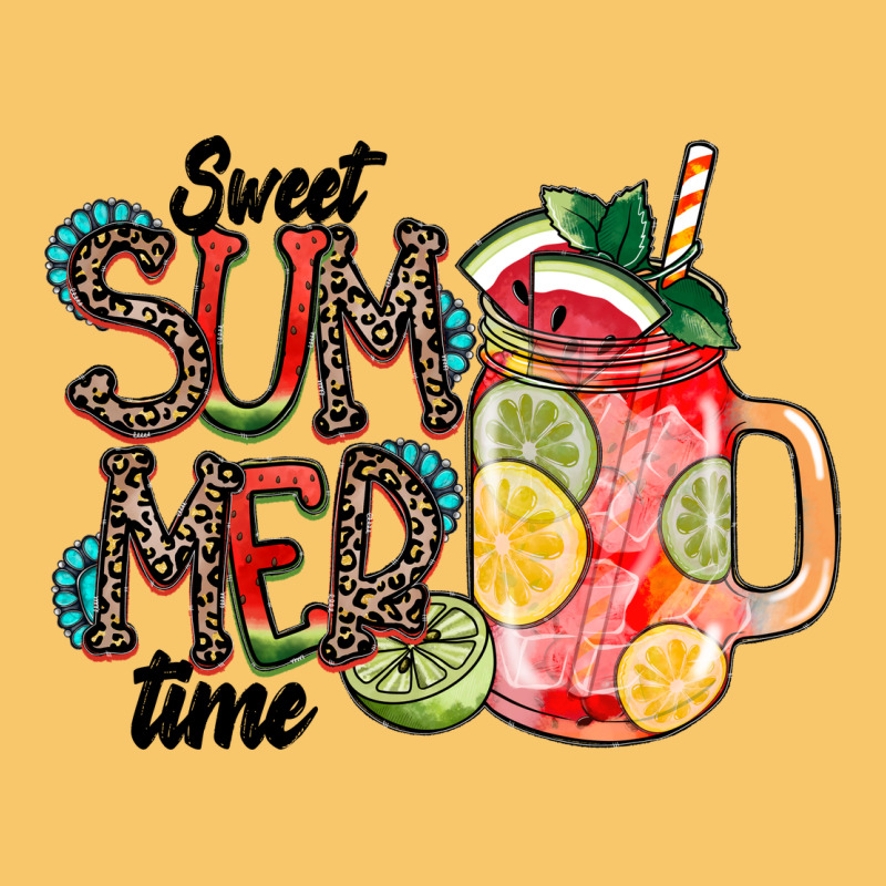 Sweet Summer Time Vintage Hoodie by CowhideDigitalArt | Teevron