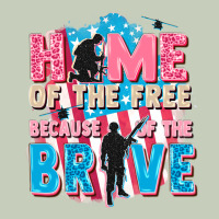 Home Of The Free Because Of The Brave Ladies Tee | Teevron