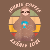 Inhale Coffee Exhale Love Sloth Namaste Yoga Lover Zipper Hoodie | Teevron