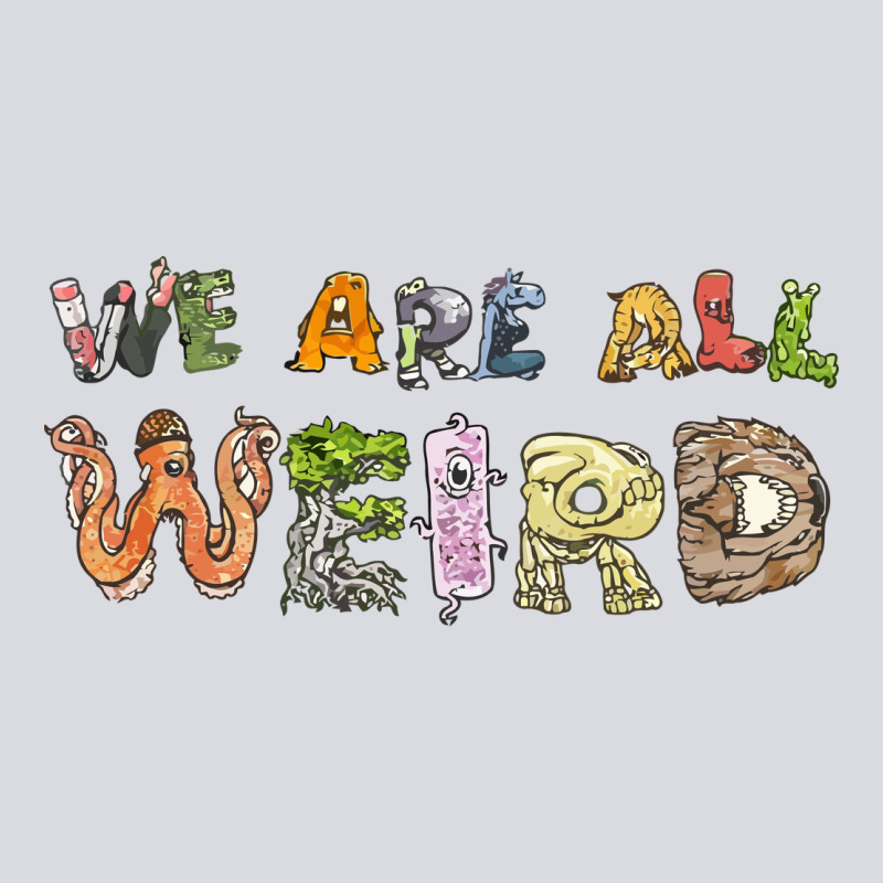 We Are All Weird Zipper Hoodie by linhVisuals | Teevron