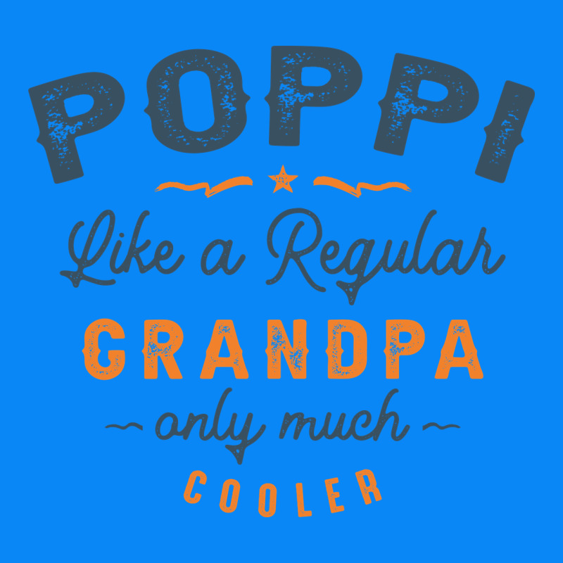 Mens Poppi Like A Regular Grandpa Funny Fathers Day Zipper Hoodie by linhVisuals | Teevron