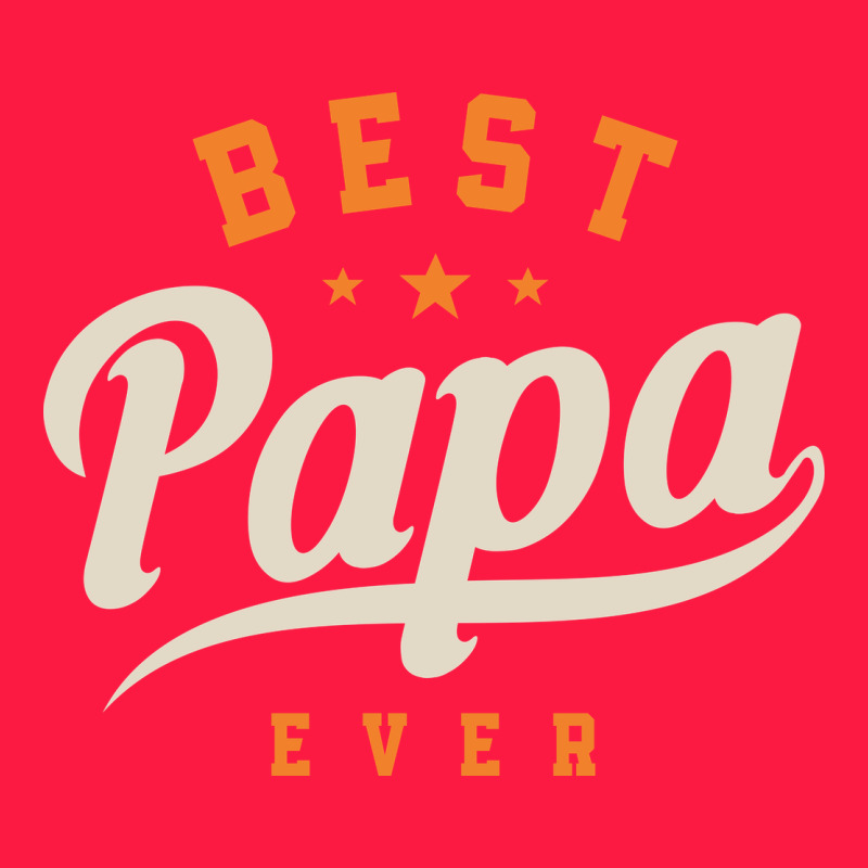 Mens Best Papa Ever Funny Fathers Day Zipper Hoodie by linhVisuals | Teevron