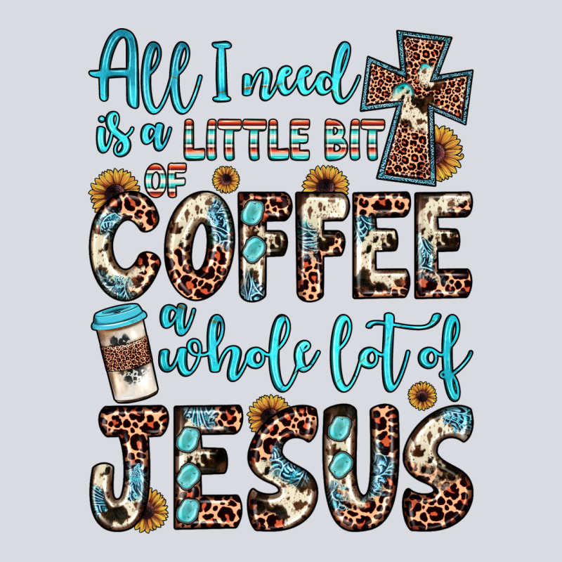 All I Need Is A Little Bit Of Coffee And O Whole Lot Of Jesus Zipper Hoodie by JahusDesignShop | Teevron