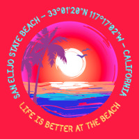San Elijo State Beach T  Shirt San Elijo State Beach, Encinitas, Calif Zipper Hoodie | Teevron