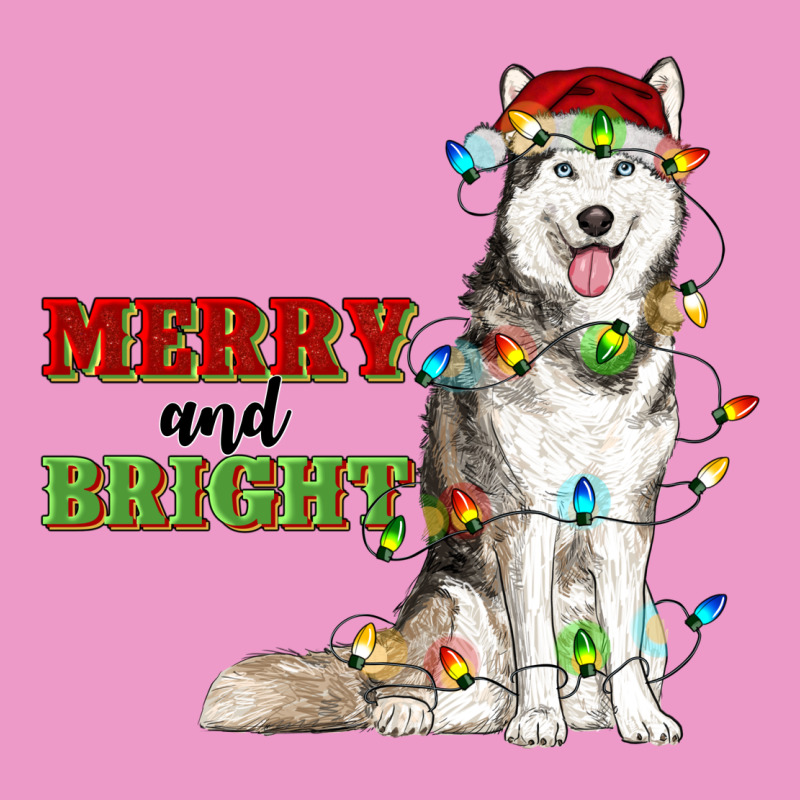 Merry And Bright Husky Urban Hoodie by RanaPortraitStore | Teevron