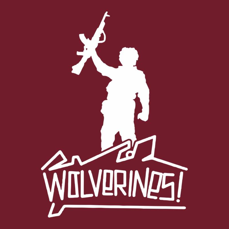 Red Dawn Wolverines Zipper Hoodie by linhVisuals | Teevron