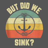 Mens Funny Boating Shirt But Did We Sink Rope Anchor Boat Captain Tank Zipper Hoodie | Teevron