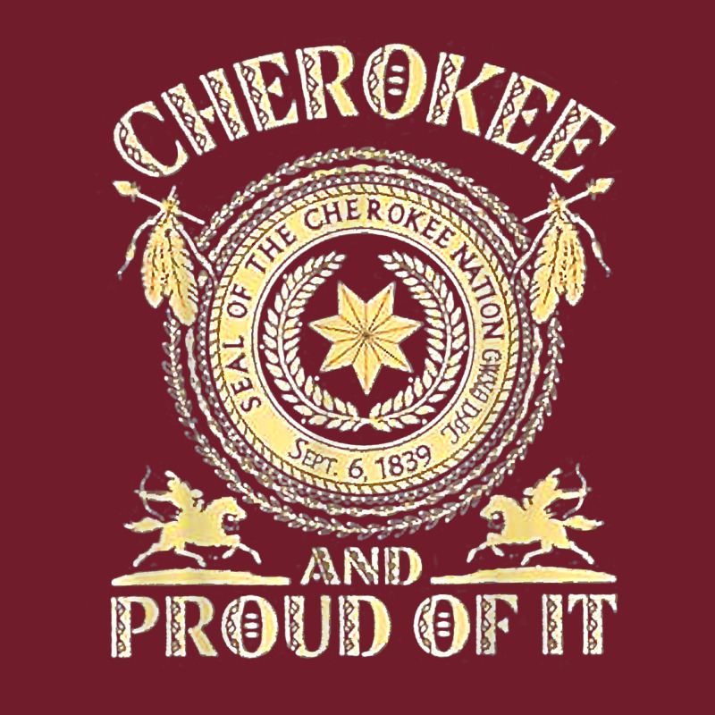 Cherokee Native American And Proud Of T Shirt Zipper Hoodie by linhVisuals | Teevron