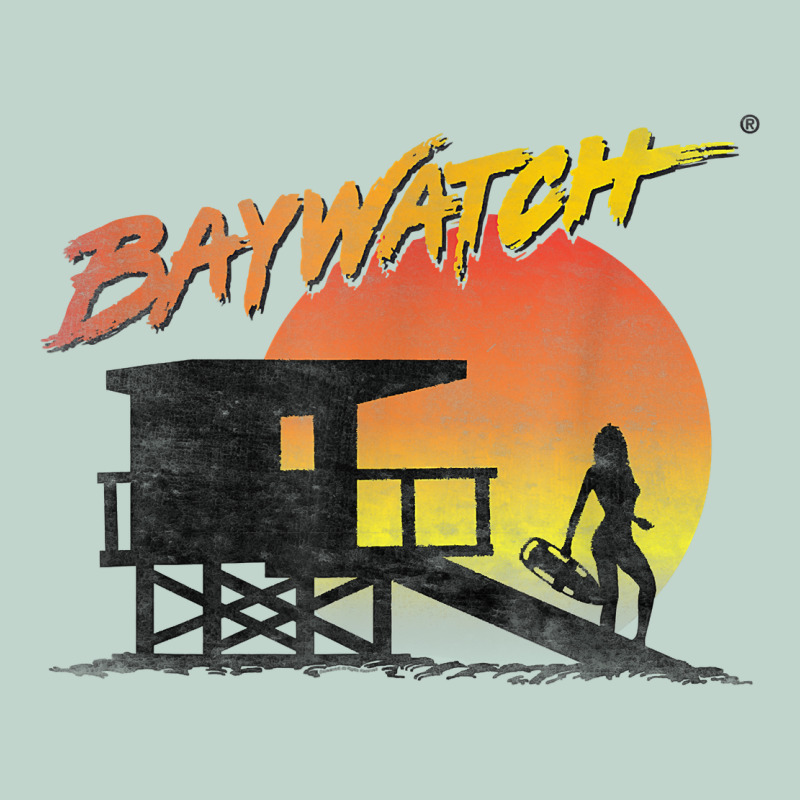 Baywatch Lifeguard Sunset T Shirt Zipper Hoodie by linhVisuals | Teevron