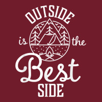 Outside Is The Best Side For Outdoor Campers And Hikers T Shirt Zipper Hoodie | Teevron