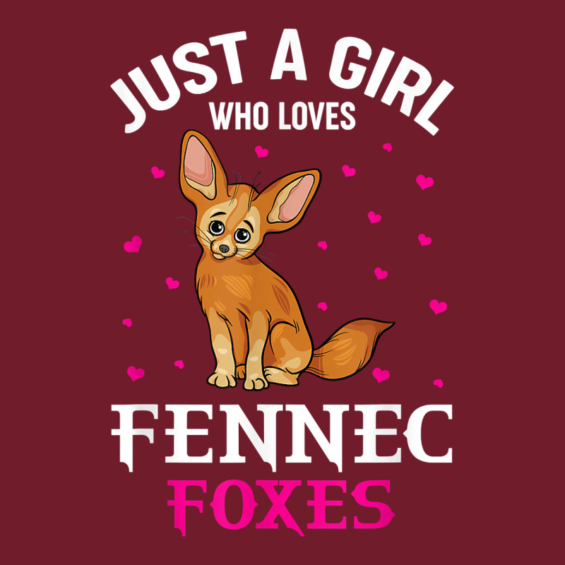 Fennec Fox Just A Girl Who Loves Fennec Foxes T Shirt Zipper Hoodie by linhVisuals | Teevron