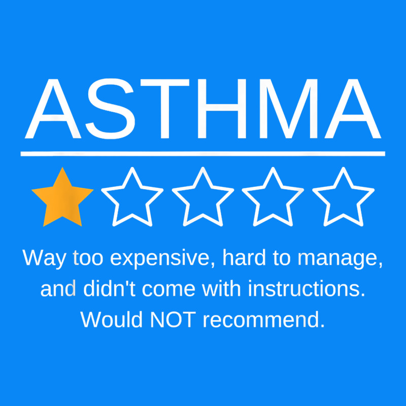 Funny Asthma Awareness One Star Rating Inhaler Wheezy Breath T Shirt Zipper Hoodie by linhVisuals | Teevron