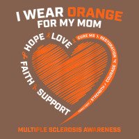 I Wear Orange For My Mom Ms Multiple Sclerosis Awareness T Shirt Zipper Hoodie | Teevron