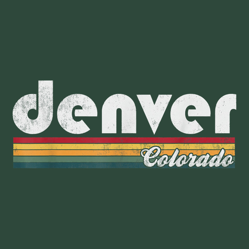 Denver Colorado Vintage 70's 80's Retro Style Men Women T Shirt Zipper Hoodie by linhVisuals | Teevron
