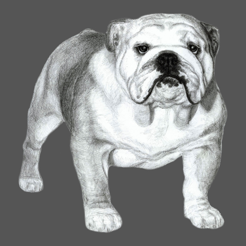 English Bulldog Art Zipper Hoodie by linhVisuals | Teevron