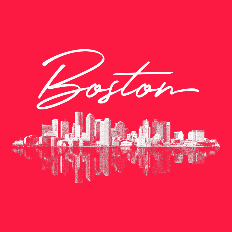 Boston Skyline T Shirt For Women, Men, Girls & Boys Zipper Hoodie by linhVisuals | Teevron