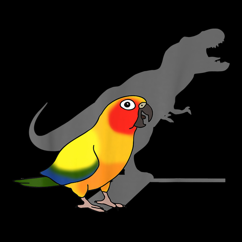 Cute Screaming Parrot, Birb Memes, Funny T Rex Sun Conure T Shirt Zipper Hoodie by linhVisuals | Teevron