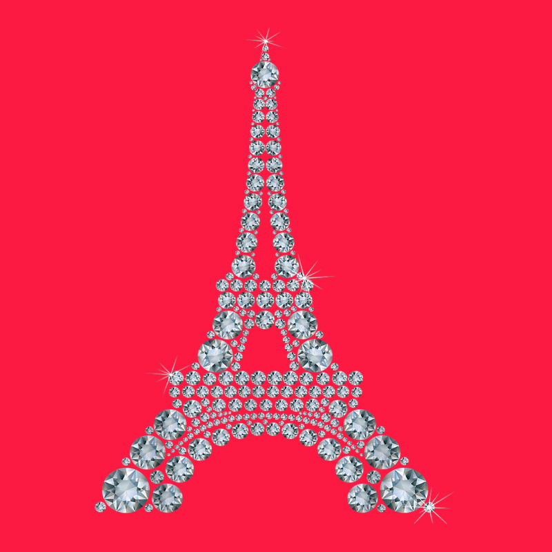 Eiffel Tower With Diamonds The Parisian French Love Sign T Shirt Zipper Hoodie by linhVisuals | Teevron