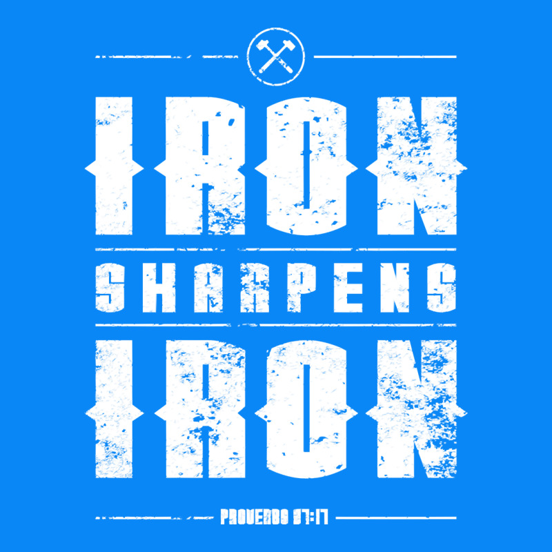 Iron Sharpens Iron Proverbs Christian Bible Verse Religious Pullover H Zipper Hoodie by linhVisuals | Teevron