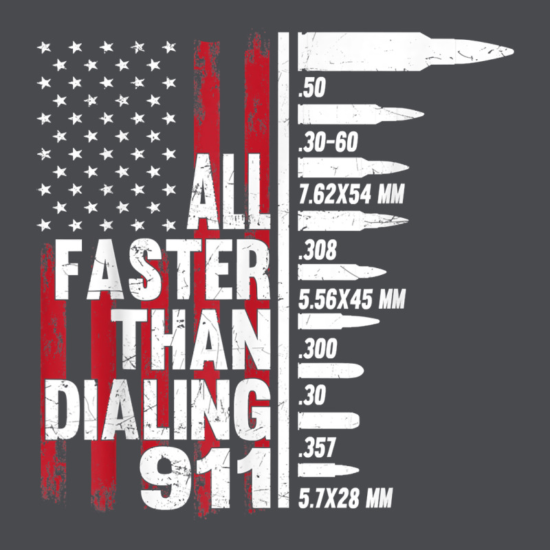 All Faster Than Dialing 911 American Flag Gun Lover For Men T Shirt Zipper Hoodie by linhVisuals | Teevron