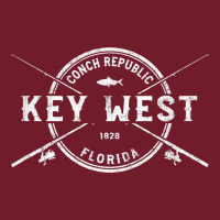 Key West Fl Vintage Crossed Fishing Rods T Shirt Zipper Hoodie | Teevron