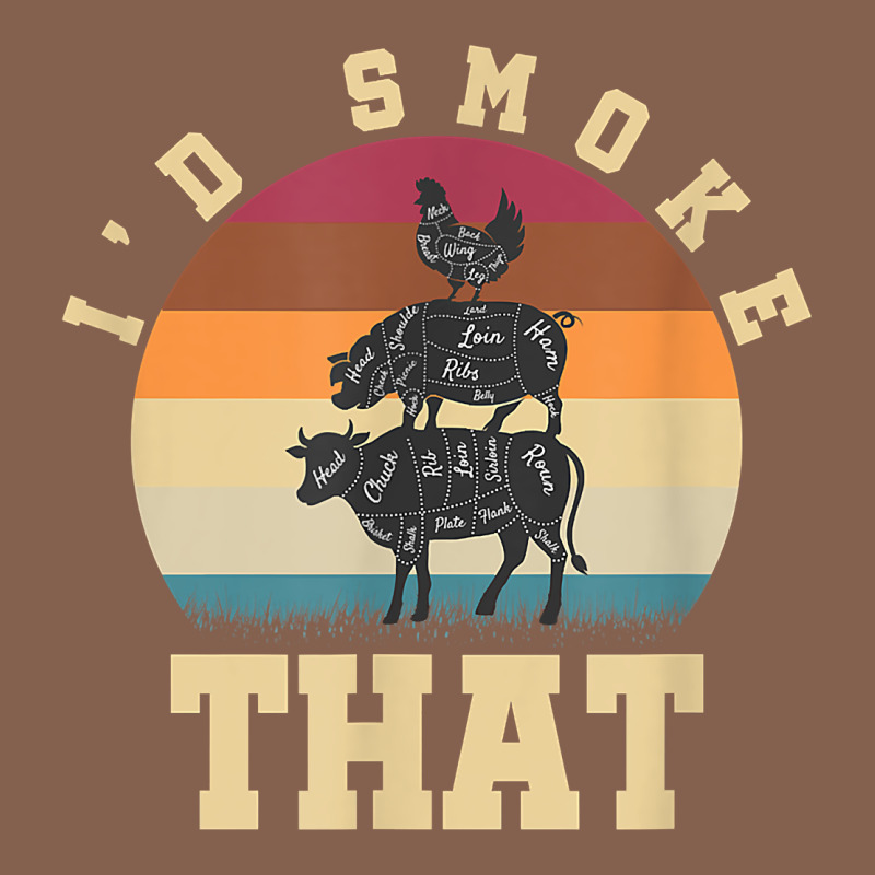 Id Smoke That Funny Smoked Pork Meat Lover Bbq Gift Barbecue T Shirt Zipper Hoodie by linhVisuals | Teevron
