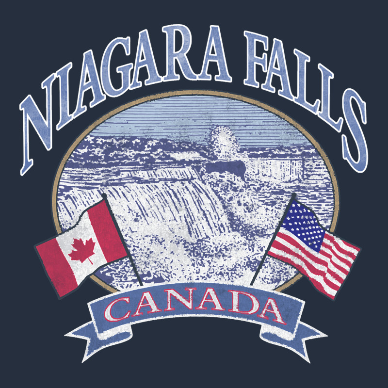 Americana Niagara Falls Scene Canada America Flags Sweatshirt Zipper Hoodie by linhVisuals | Teevron