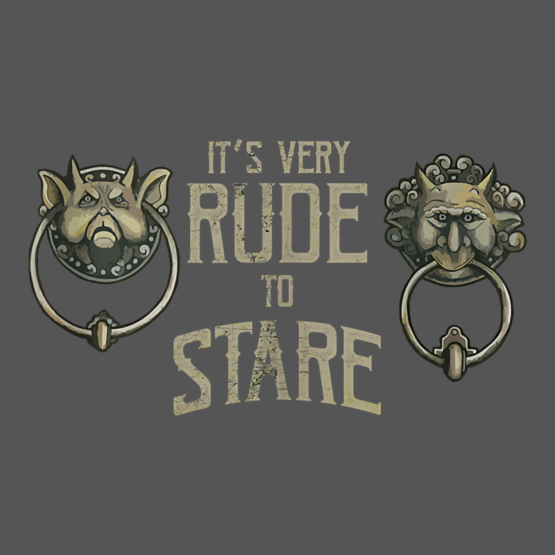 It's Very Rude To Stare Labyrinth Door Knocker Tank Top Zipper Hoodie by linhVisuals | Teevron