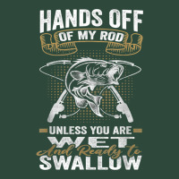 Mens Hands Off Of My Rod Bass Fishing Fisherman T Shirt Zipper Hoodie | Teevron