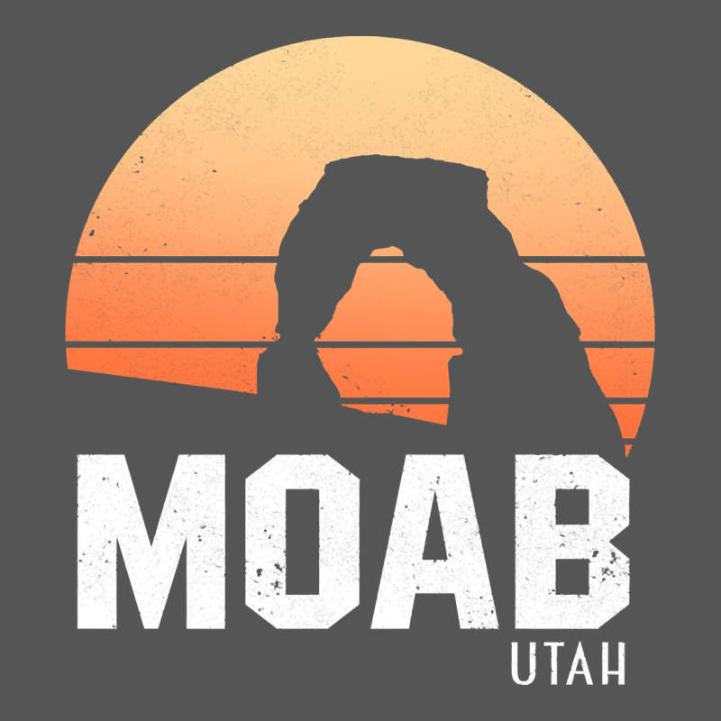 Moab Utah Arches National Park Vintage Retro Outdoor Hiking Pullover H Zipper Hoodie by linhVisuals | Teevron