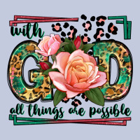 With God All Things Are Possible Leopard Frame Long Sleeve Tee | Teevron