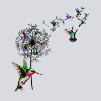Bird Hummingbird Dandelion Flowers Shirt For Women Men T Shirt Zipper Hoodie | Teevron