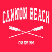Cannon Beach Oregon Vintage Nautical Crossed Oars T Shirt Zipper Hoodie | Teevron