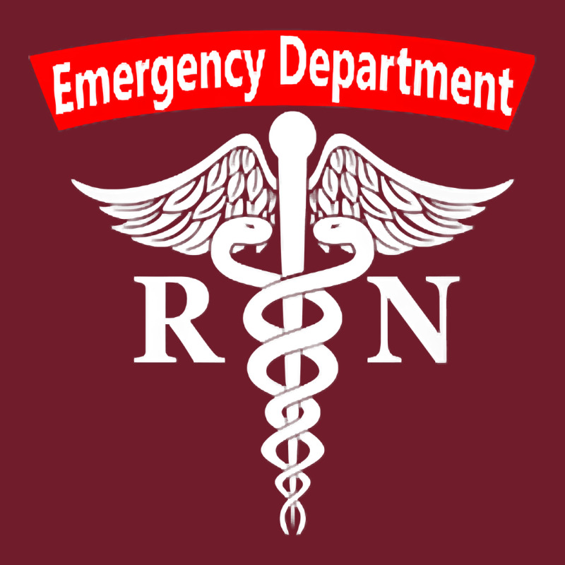 Emergency Department Nursing Er Registered Nurse Rn Caduceus Raglan Ba Zipper Hoodie by linhVisuals | Teevron