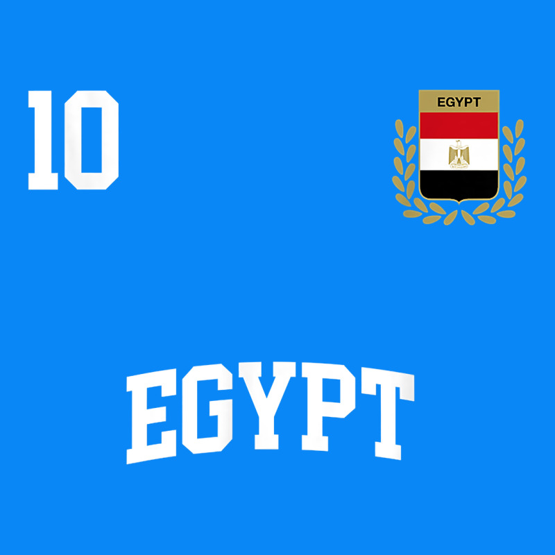Egypt Team Sports Number 10 Soccer Egyptian Flag T Shirt Zipper Hoodie by linhVisuals | Teevron