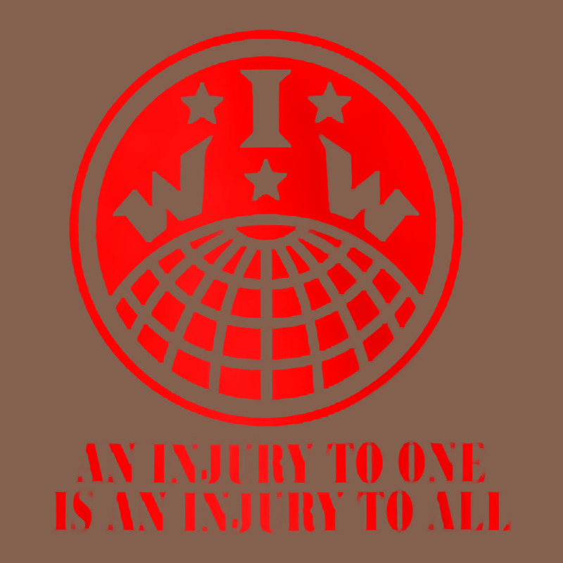 Iww Injury One Is Injury To All Front And Back Red Zip Hoodie Zipper Hoodie by linhVisuals | Teevron