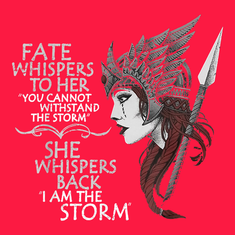 Fate Whispers To Her You Cannot Withstand The Storm T Shirt Zipper Hoodie by linhVisuals | Teevron