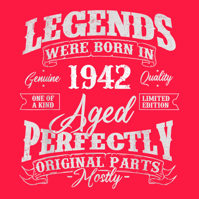 Legends Were Born In 1942 Year Of Birth Birthday T Shirt Zipper Hoodie by linhVisuals | Teevron