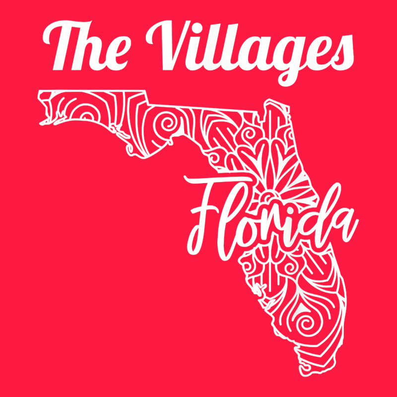 The Villages Fl   Florida City Mandala T Shirt Zipper Hoodie by linhVisuals | Teevron