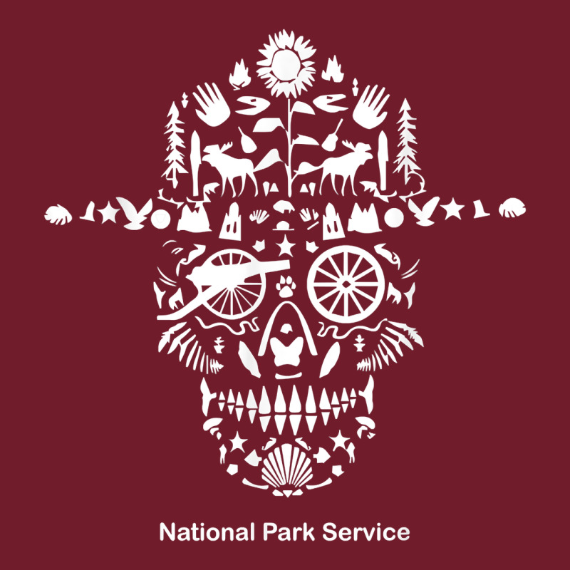 National Park Service, Skull Animals Hiking Camping Eliments T Shirt Zipper Hoodie by linhVisuals | Teevron