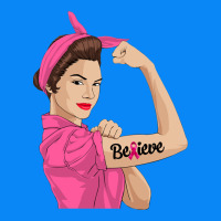 Believe Cancer Awareness Women Gift Zipper Hoodie | Teevron