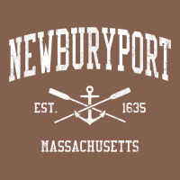 Newburyport Ma Vintage Crossed Oars & Boat Anchor Sports T Shirt Zipper Hoodie | Teevron