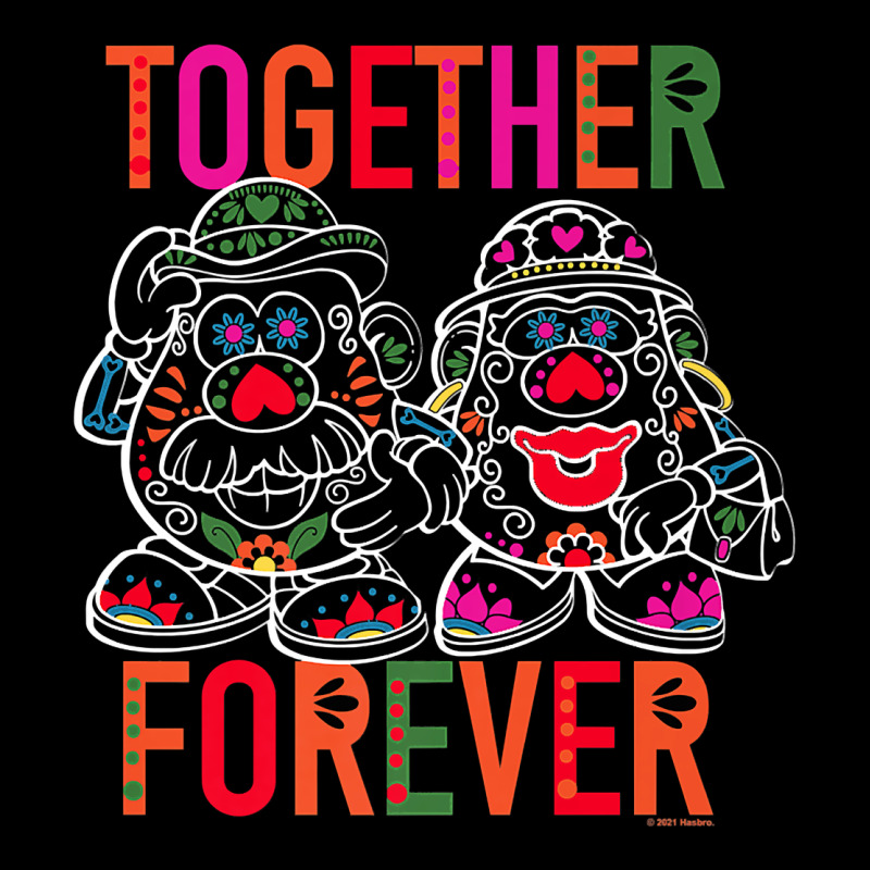 Mr. & Mrs. Potato Head Day Of The Dead Together Forever Premium T Shir Zipper Hoodie by linhVisuals | Teevron