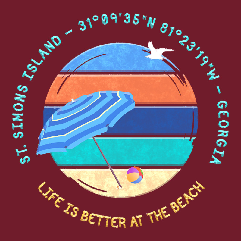 St Simons Island T  Shirt St. Simons Island, Georgia T  Shirt Zipper Hoodie by linhVisuals | Teevron